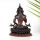 Handmade Buddhist Deity Vajrasattva Copper Statue in Tibetan Art
