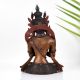 Vintage Tibetan Buddhist Deity Copper Statue for Prayer Room