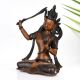 Handmade Goddess Manjushri Copper Statue in Tibetan Art