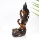 Handmade Goddess Manjushri Copper Statue in Tibetan Art