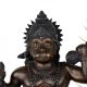 Vintage Lord Hanuman Brass Statue in Tibetan Art for Decor