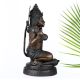 Vintage Lord Hanuman Brass Statue in Tibetan Art for Decor