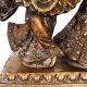 Handmade Vintage Brass Lord Krishna and Radha Decorative Statue
