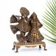 Handmade Vintage Brass Lord Krishna and Radha Decorative Statue