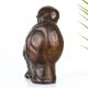 Vintage Finish Happy Laughing Buddha Brass Statue in Chinese Art