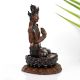 Buddhist Deity Chenrezig Copper Statue in Tibetan Art