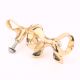 Brass Modern Gold Bow Drawer Knob