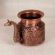 Beautiful Copper Water Pot with Spout in Antique Brown Finish