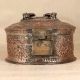 Handcrafted Traditional Copper Jewelry Box in Vintage Finish