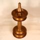 Elegant Brown South Indian Oil Lamp Made of Finest Brass