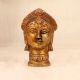Brown Finish Traditional Brass Gauri Head Statue for Prayer Room