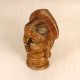 Brown Finish Traditional Brass Gauri Head Statue for Prayer Room