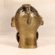 Traditional Brown Brass Gauri Head Statue for Temple