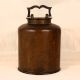 Plain Brown Finish Vintage Brass Milk Pot for Home Decoration