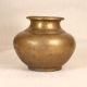 Brown Finish Plain Holy Water Pot Made of High-Quality Brass