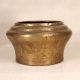 Plain Brown South Indian Holy Pot Made of Brass for Flower Decor