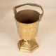 English Art Vintage Brass Cup with Handle for Flower Decor