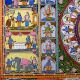 Lord Krishna's Life Pattachitra Cloth Paper Painting for Decoration