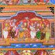 Hand-Painted Beautiful Lord Krishna's Cloth Paper Painting