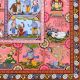 Adorable Lord Krishna's Pattachitra Painting on Cloth Paper for Decor
