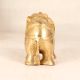 Handcrafted Engraved Brass Elephant Statue for Vintage Collection