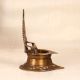 Vintage High-Quality Brass Gajalakshmi Oil Lamp for Prayer Room