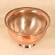 Shiny Brown Finish Copper Fruit Bowl for Home Decoration