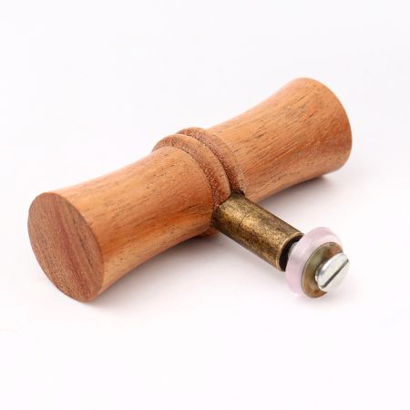 Natural Wooden T-Bar Cabinet Knobs for Drawer