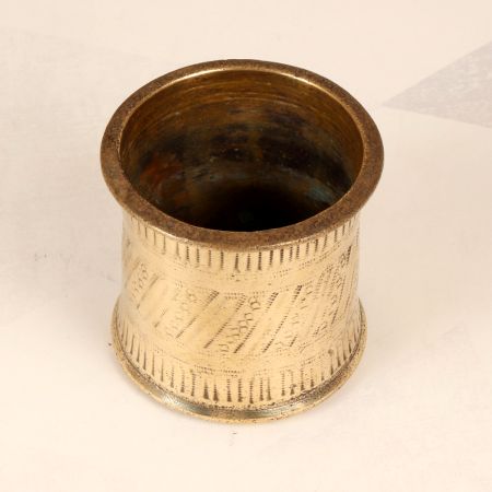 Vintage High-Quality Brass Panchpatra Pot for Hindu Rituals