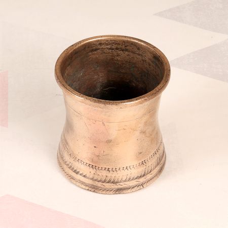 Holy High-Quality Brass Panchpatra Pot for Vintage Collection