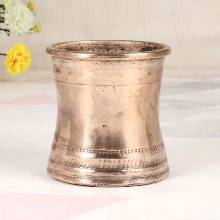 Holy High-Quality Brass Panchpatra Pot for Vintage Collection