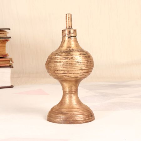 Handmade High-Quality Brass Oil Lamp for Hindu Rituals