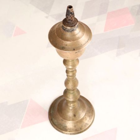 Indian Traditional Finest Brass Oil Lamp for Vintage Collection