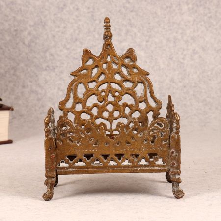 Handmade Holy Brass Lord Krishna Bed for Prayer Room