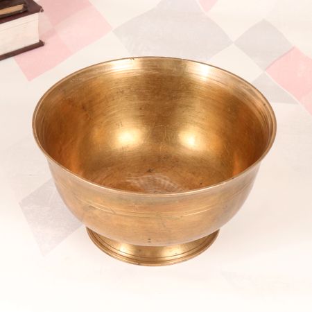 Indian Traditional Brass Holy Bowl for Indoor Decoration