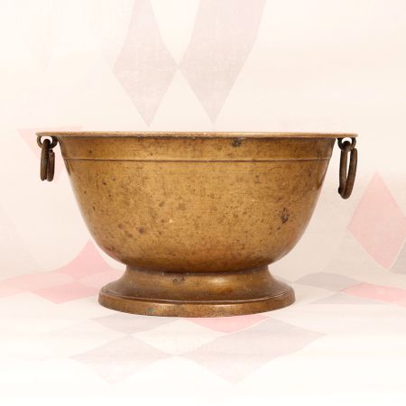Vintage Handmade South Indian Holy Pot Made of Brass