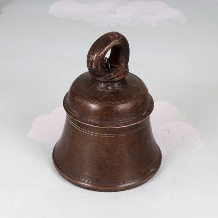 Traditional Finest Brass Temple Bell with Loop for Hanging