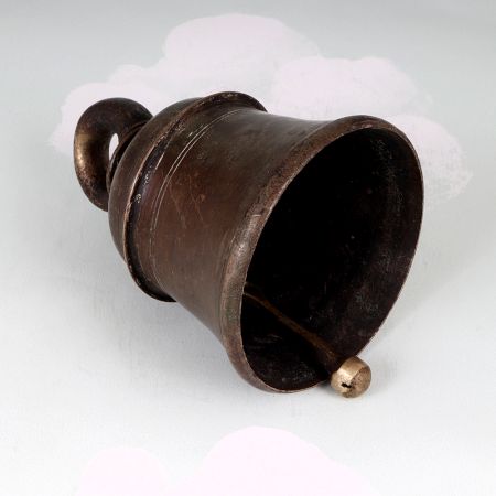 Traditional Finest Brass Temple Bell with Loop for Hanging
