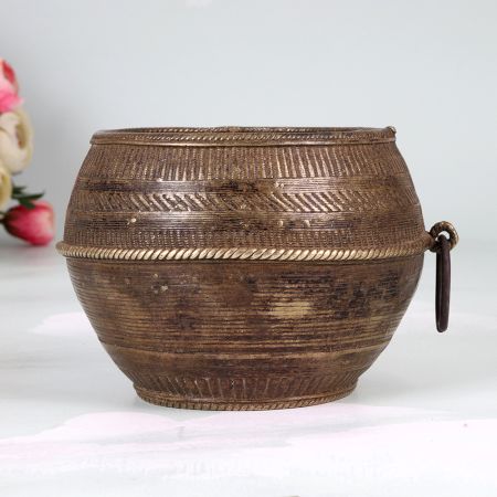 Vintage Finish Brass Measurement Bowl for Indoor Decoration