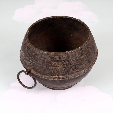 Handmade High-Quality Brass Rice Measurement Bowl for Decor