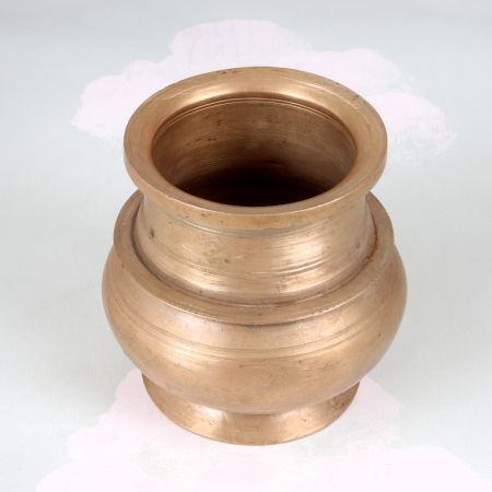 South Indian Brown Holy Water Pot Made of Finest Brass