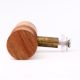 Natural Wooden T-Bar Cabinet Knobs for Drawer