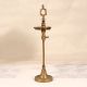Handcrafted Adjustable Brass Oil Lamp for Prayer Room
