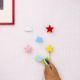 Ceramic Multicolor Star Cloud Modern Kids Wall Hooks-6 Pieces