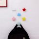 Ceramic Multicolor Star Cloud Modern Kids Wall Hooks-6 Pieces