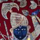 Multi-Colour Lord Krishna Cloth Pichwai Painting for Prayer Room