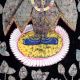 Lord Shrinathji Cloth Pichwai Painting in Golconda Art for Home Decoration