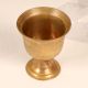 Handcrafted High-Quality Brass Flower Pot in Cup Shape