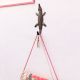 Decorative Antique Iron Crocodile Design Wall Hook