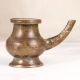 Indian Vintage Brass Holy Water Pot with Spout for Rituals